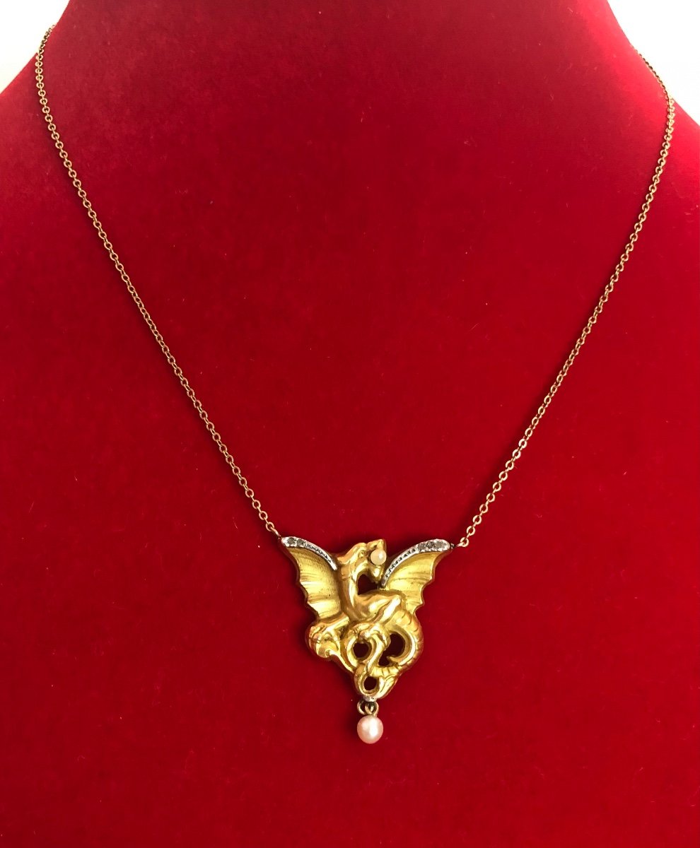 Chimera Gold Pendant-photo-4