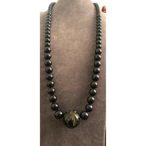 Art-deco Galalite Necklace 