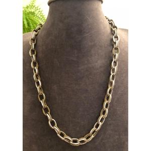 Mexican Necklace Silver / Metal 