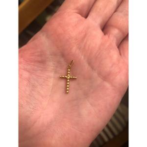 Miniature Gold Cross 