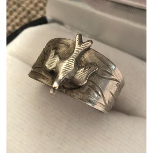 Antique Silver Holy Spirit Ring 