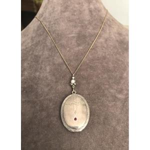 Pendentif- Reliquaire Argent 