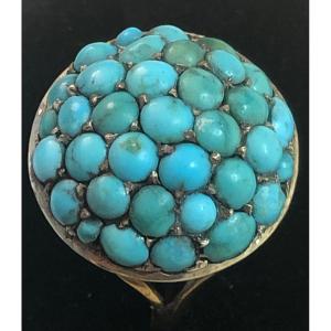 Bague Or /turquoises