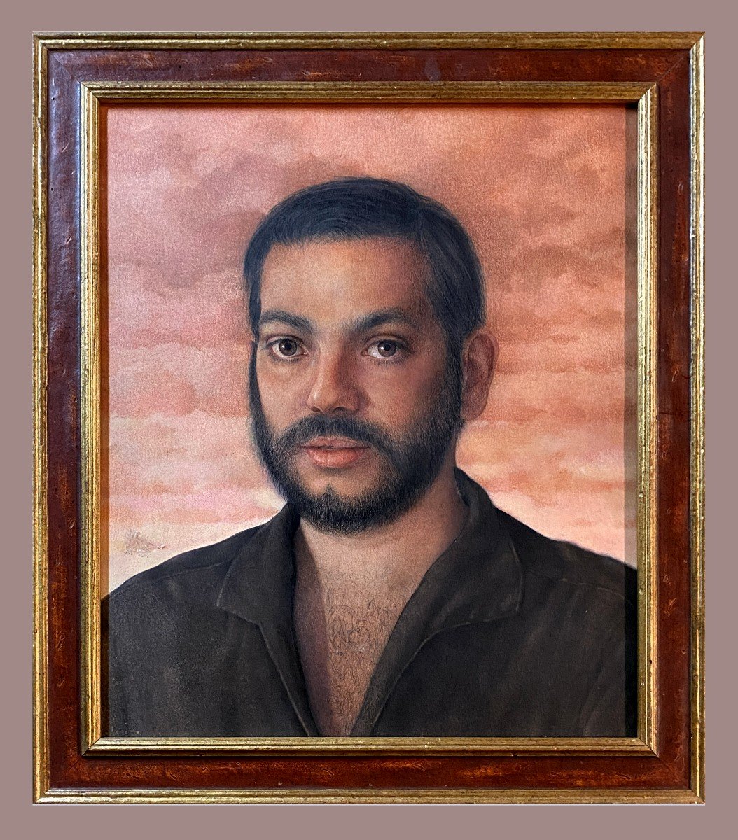 Juan Adriaensens (1936-2019) - Portrait Of His Partner