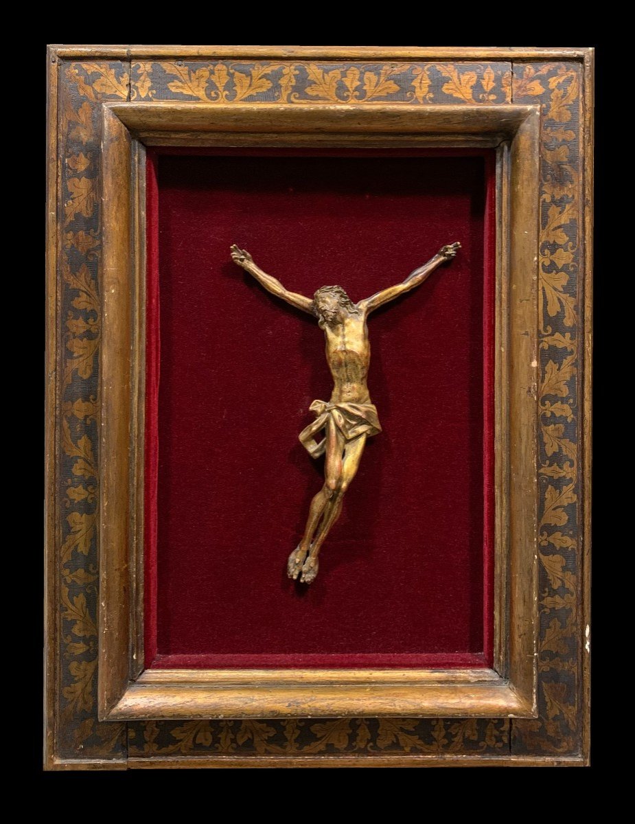 Magnificent Christe In Carved And Gilded Wood - Italy, XVIIIth