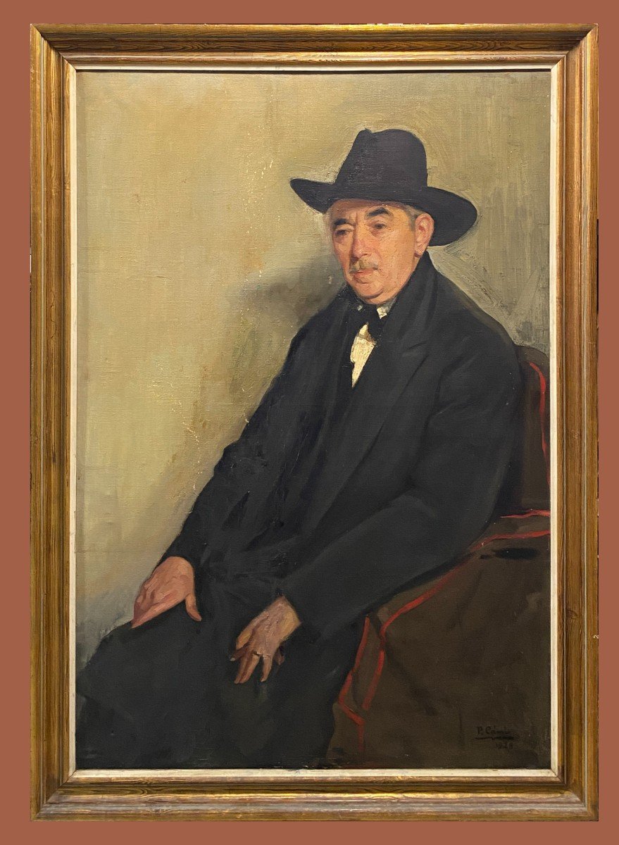 Pedro García Camío (1897-1963) - Old Black Coat