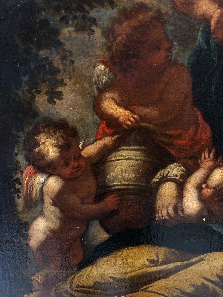 Entourage Of Antoine Coypel (1661-1722) - Venus Breastfeeding Cupids-photo-3