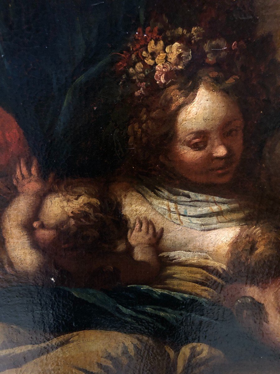 Entourage Of Antoine Coypel (1661-1722) - Venus Breastfeeding Cupids-photo-4
