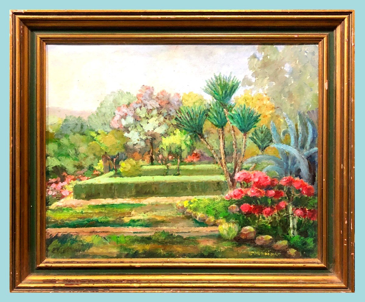 French School (1920s) - Mediterranean Garden