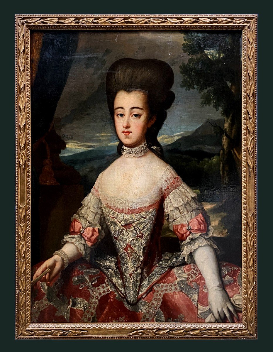 Entourage Of Jean Ranc (1674-1735) - Portrait Of A Spanish Court Lady