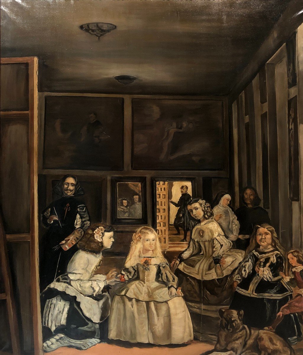 Spanish School (xx) - Large Copy Of Meninas-photo-2