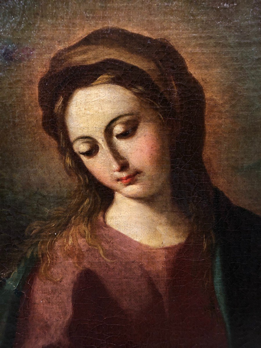 Alonso Miguel De Tovar (1678-1752) [Attrib.à] - Sainte Marie Vierge, La Divine Bergère Des âmes-photo-2