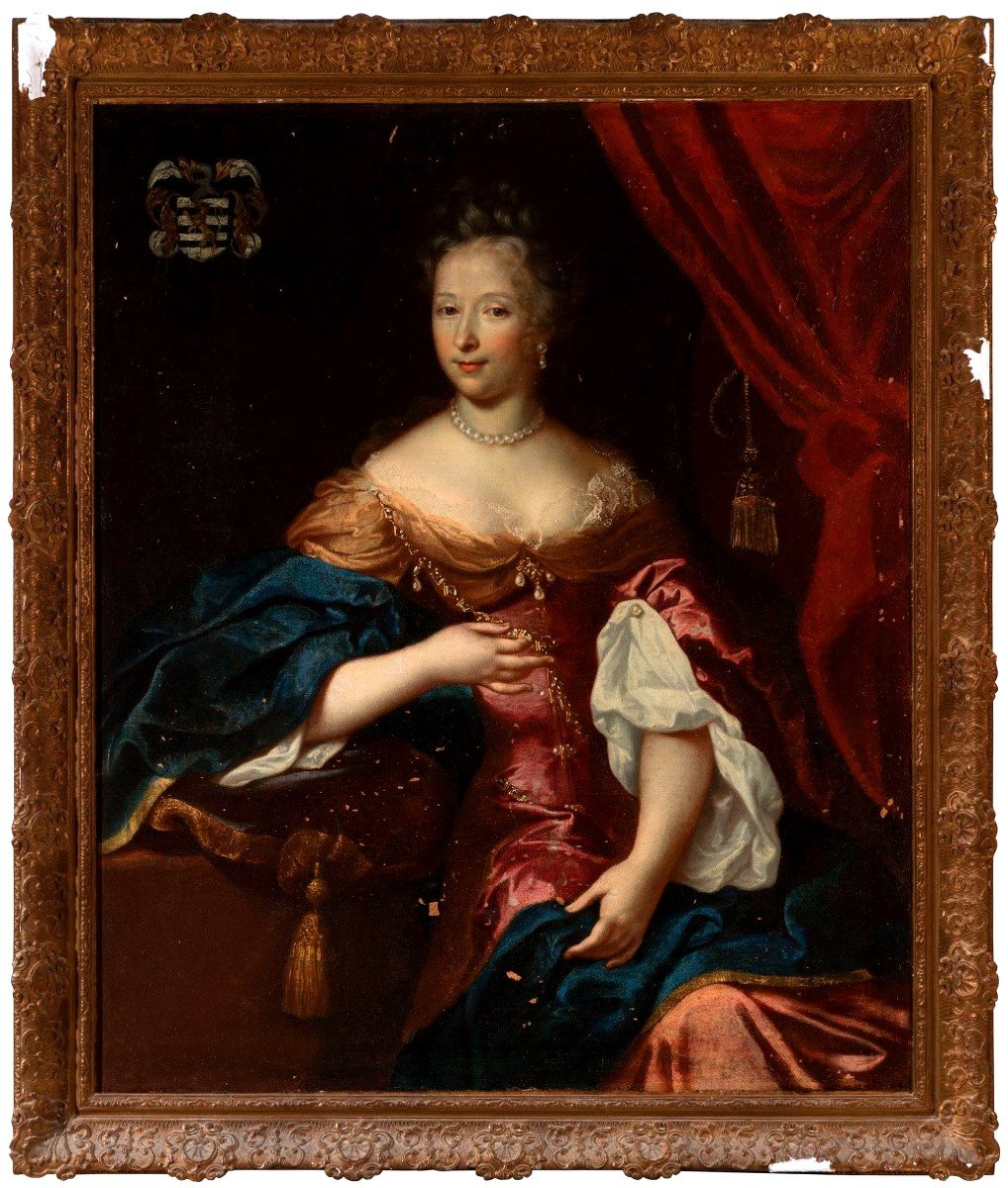 French School (c. 1750) - Françoise De Felix De Creisset, Lordess Of Estienne Du Bourguet