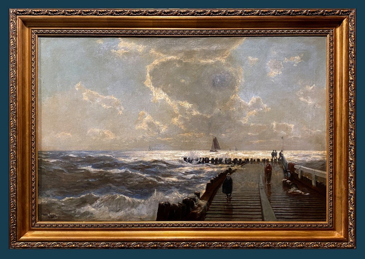 Erwin Carl Wilhelm Günther (1864-1927) - The Pier