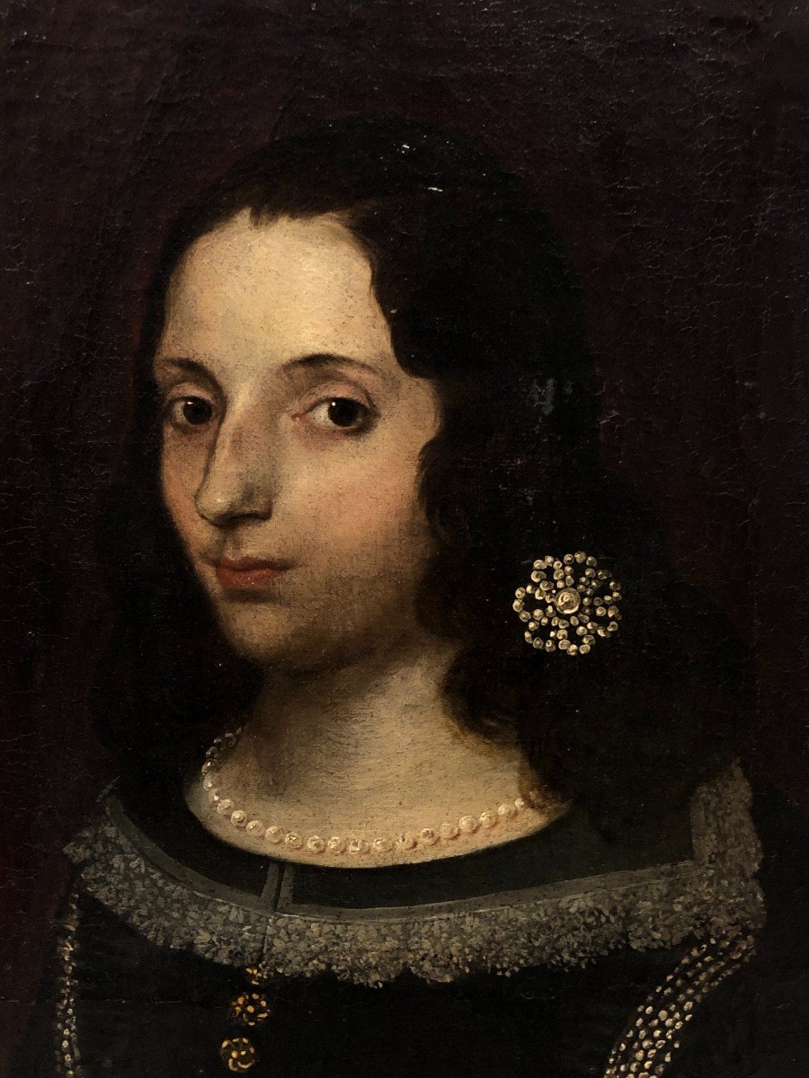 Entourage Of Velázquez (c. 1660) - Felice De Sandoval Orsini, III Duchess Of Uceda (1635-1671)-photo-3