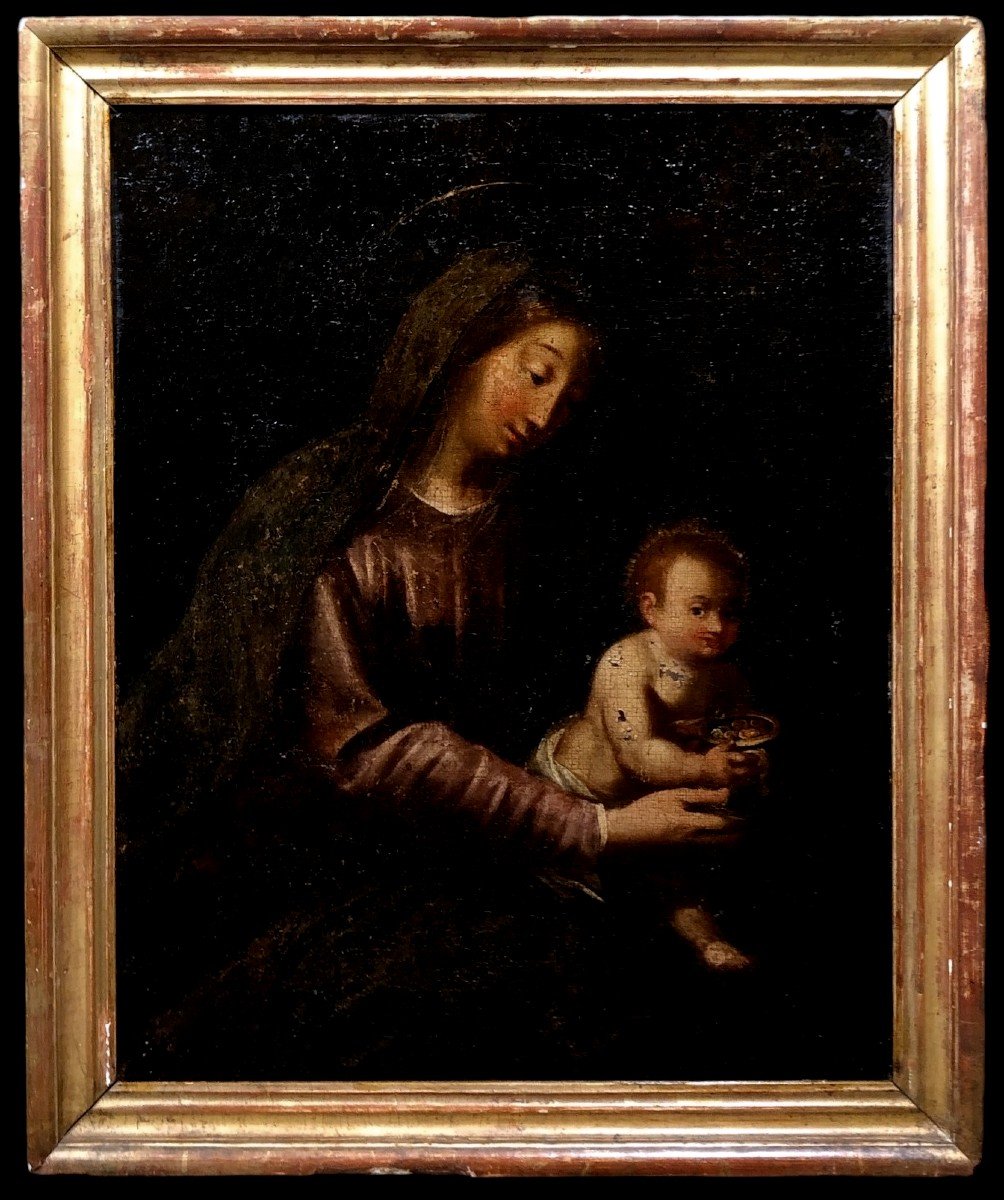 Spanish School (c. 1700) - Madonna Dal Bicchierino