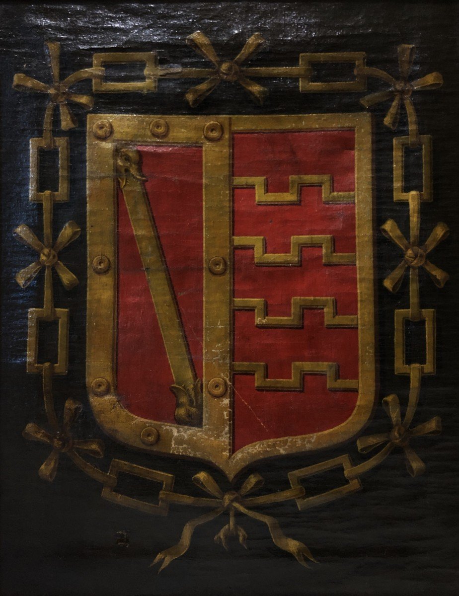 Spanish School (18th-19th Century) - The Standard Of Castile-photo-2