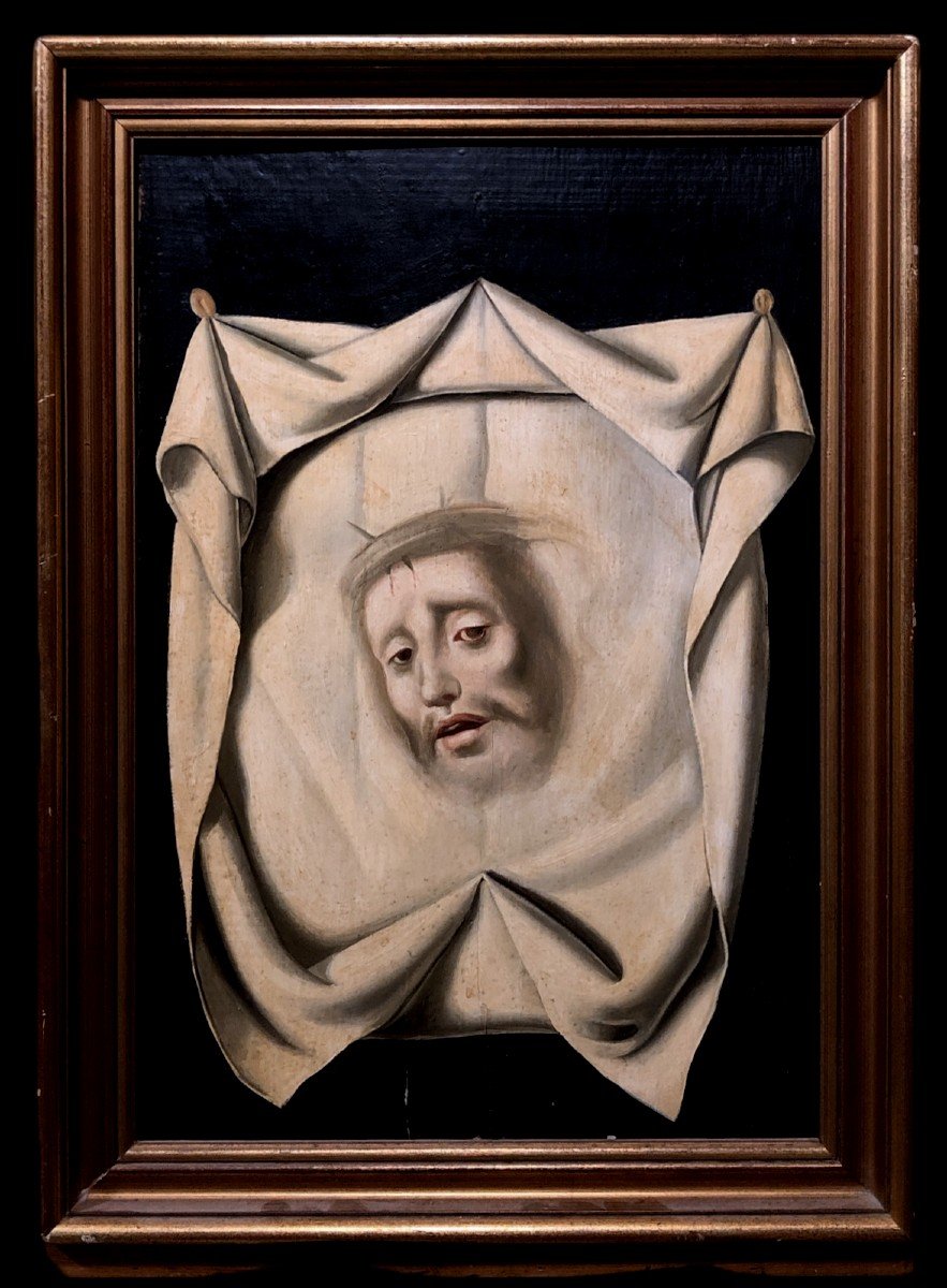 Francisco De Zurbarán (1598-1664); Suiveur De - Le Voile De La Véronique