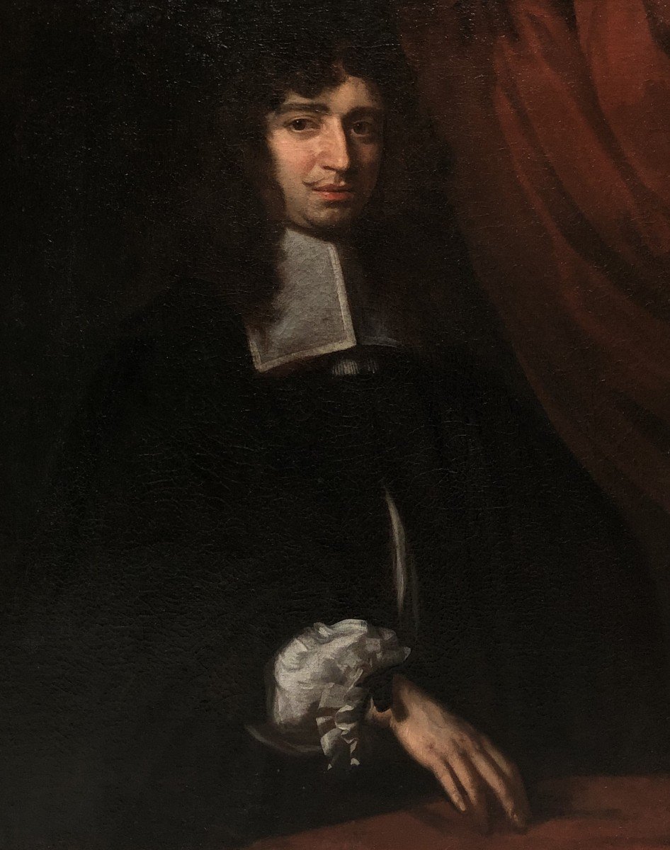 Dutch School (xvii) - Portrait Of A Gentleman-photo-2