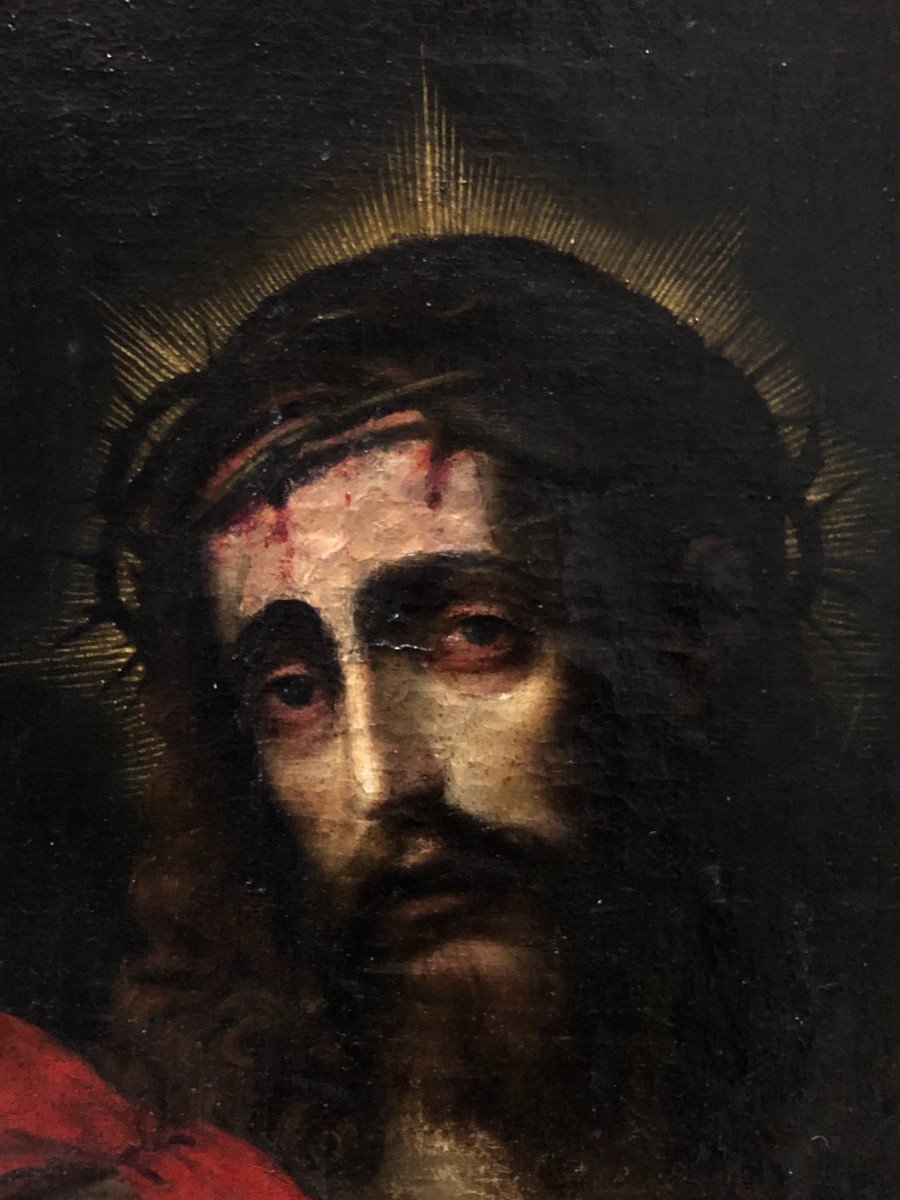 Joan De Joanes (1505-1579); Suiveur Du XVIIème - Ecce Homo -photo-2