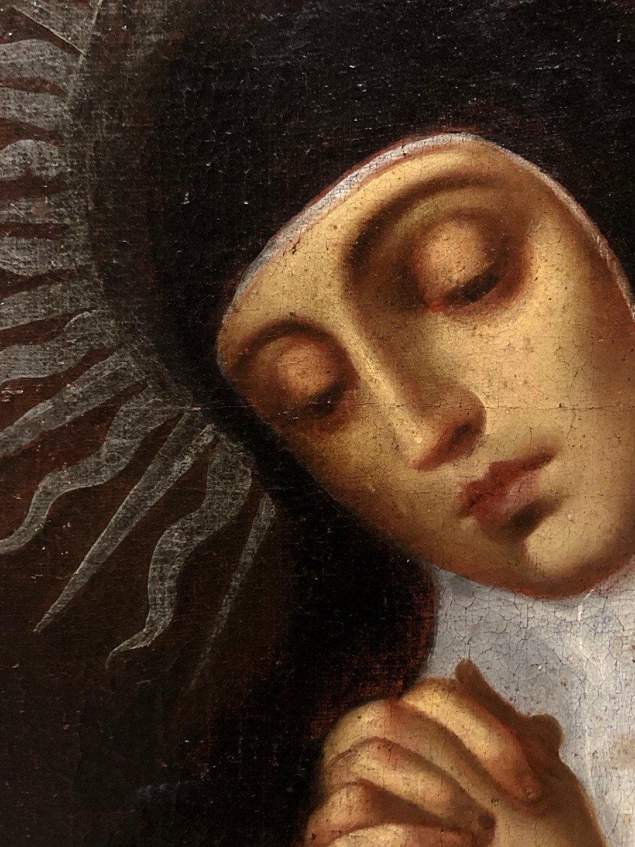 école Espagnole (c. 1700) - Mater Dolorosa-photo-2