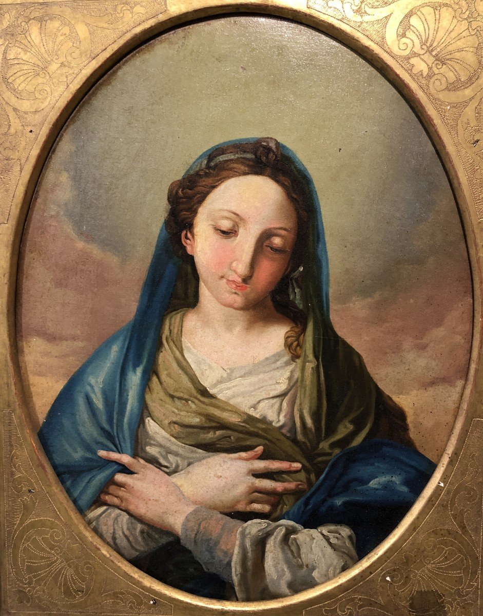 Neoclassical School (xviii) - Madonna Of Crossed Hands-photo-2