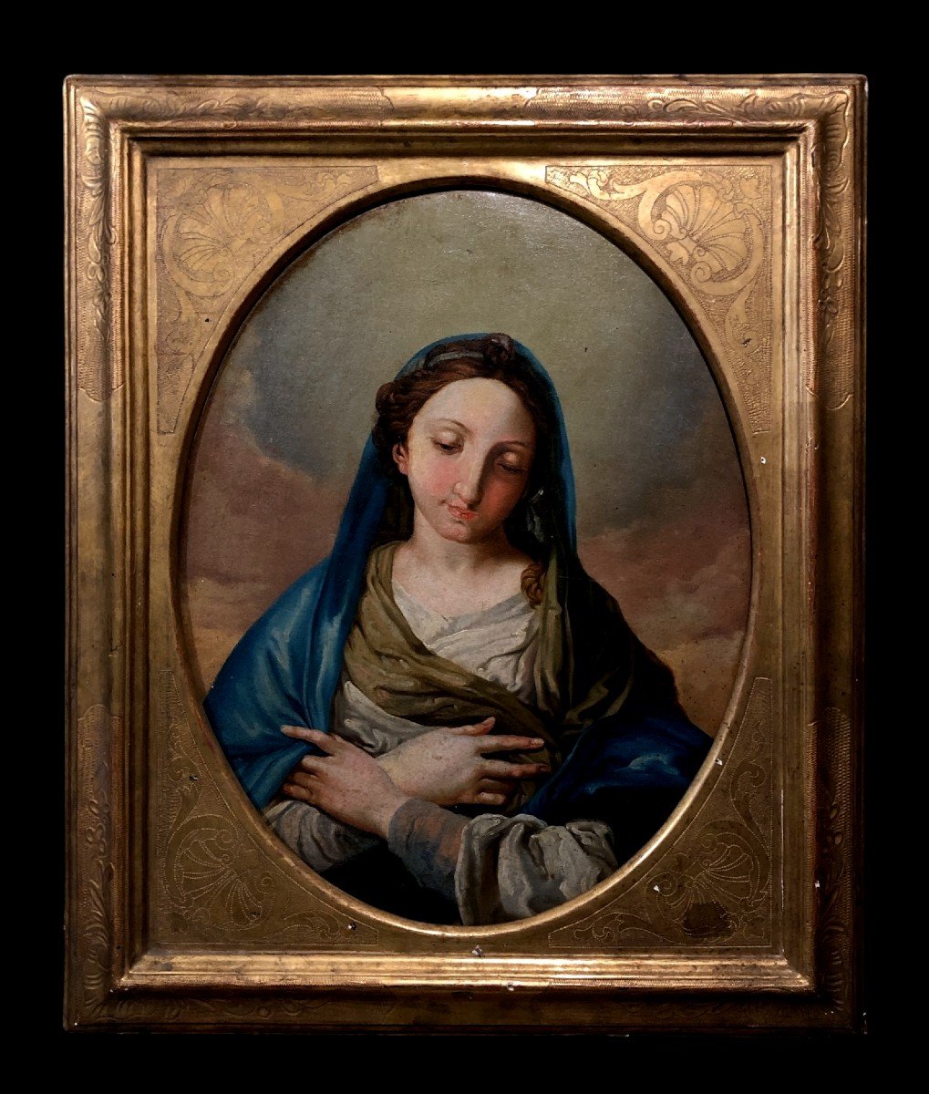 Neoclassical School (xviii) - Madonna Of Crossed Hands