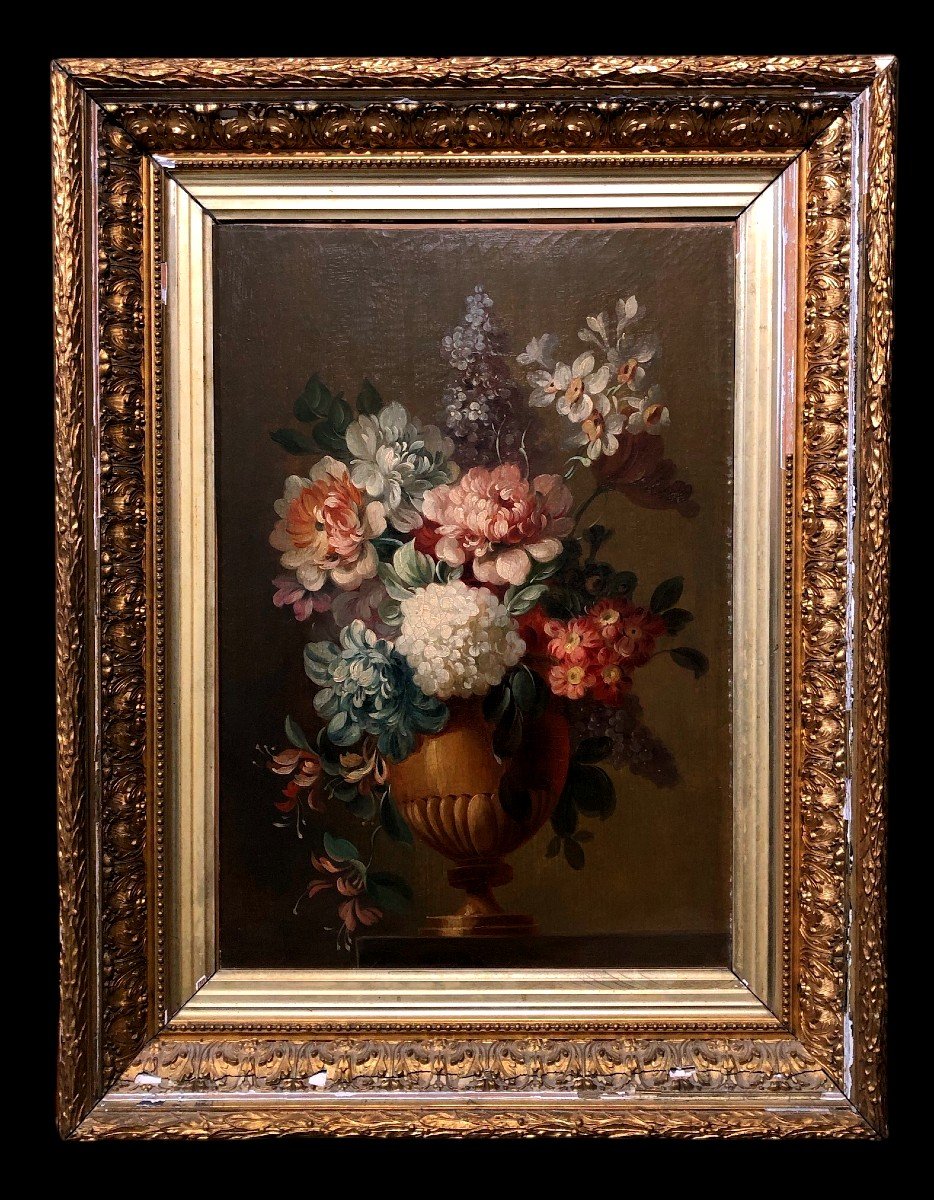 	 école Française (xviii) - Vase à Fleurs