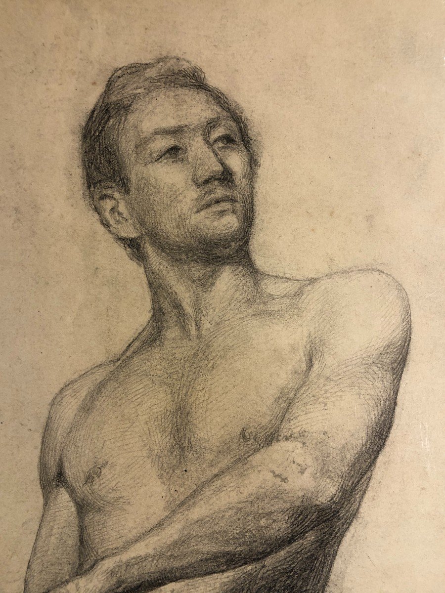 European School (19th Century) - Academic Male Nude-photo-2