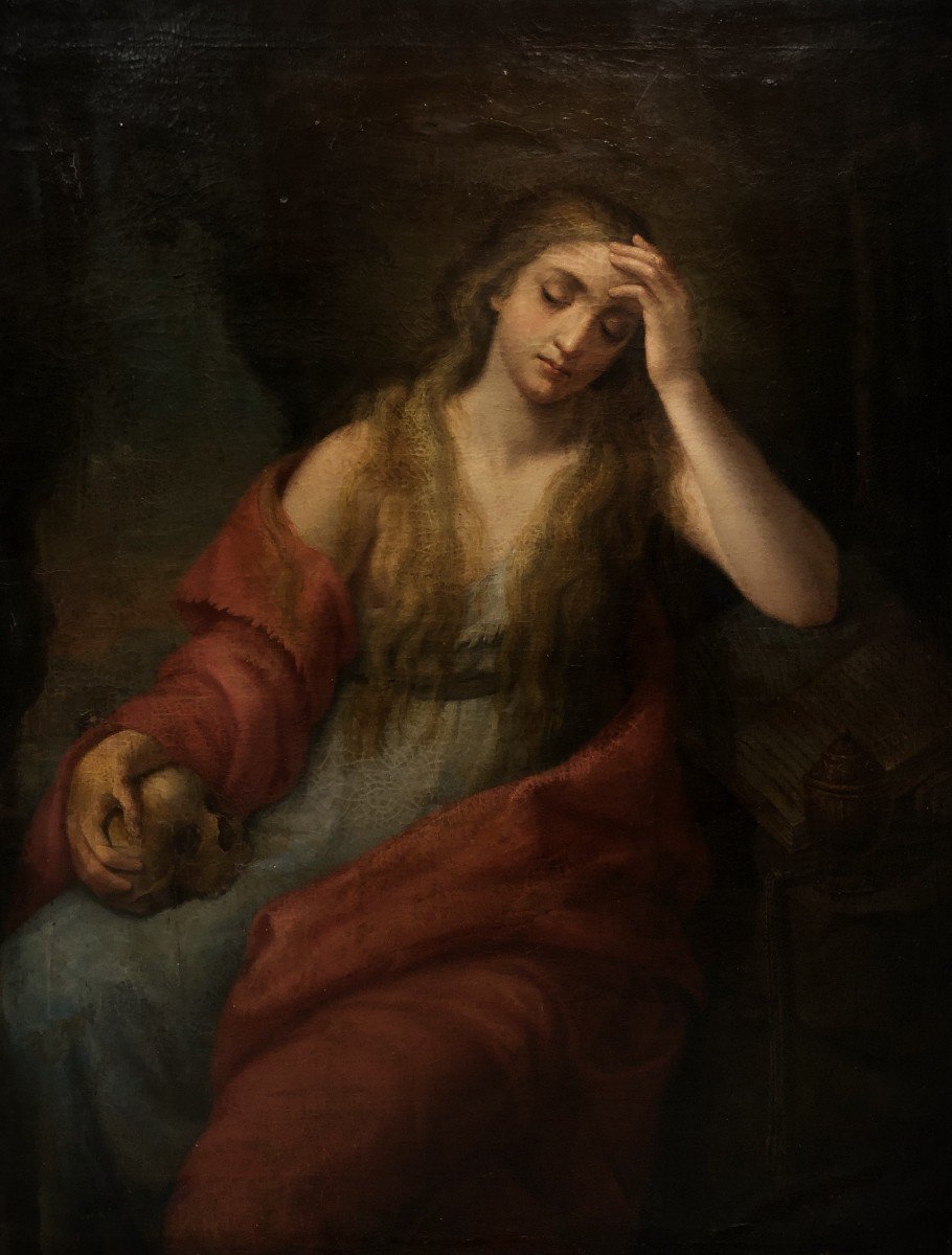 	 Italian School (xviii) - Penance Of Saint Mary Magdalene-photo-2