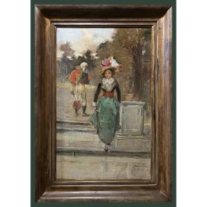 Domingo Muñoz Cuesta (1850-1935) - La Parisienne