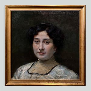 Cecilio Pla Y Gallardo (1860-1934) - Female Portrait