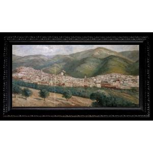 Pierre De Saedeler (xix-xx) - View Of Moulay Idriss (zerhoud Massif, Morocco)