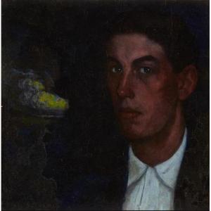 Valentín De Zubiaurre (1879-1973) - Magnificent Portrait Of A Young Basque