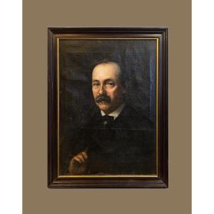 Spanish School (c. 1910) - Portrait Of The Writer Vicente Blasco Ibáñez