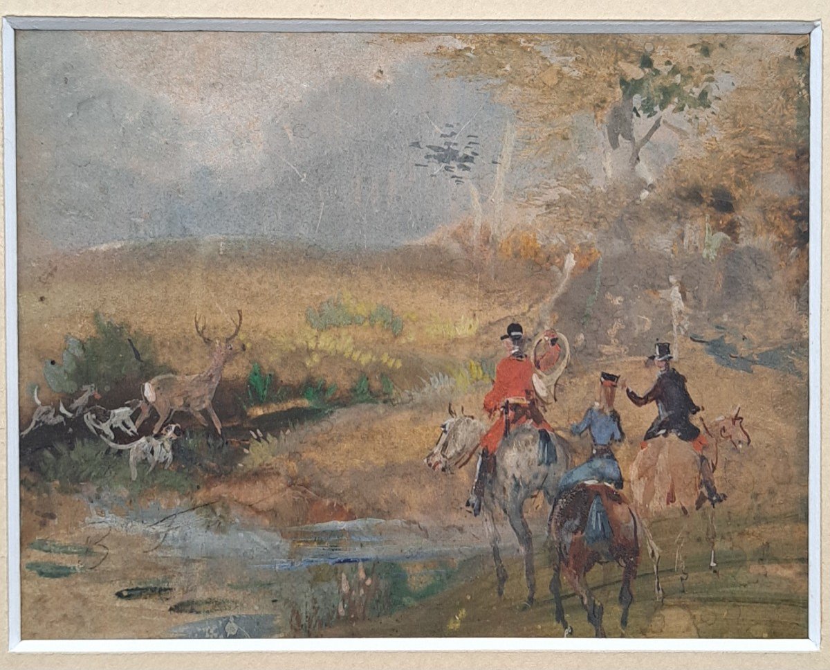 "the Cornered Deer" - Baron Jules Finot-photo-4