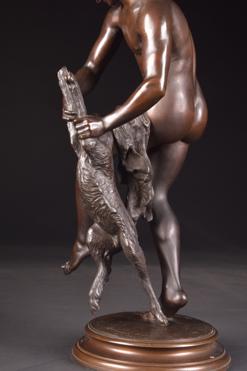 Bacchus Playing With Goat - Raymond Barthelemy (1833-1902)-photo-4