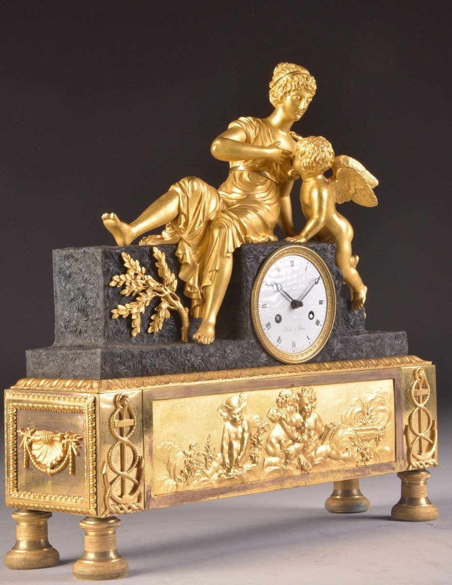 “the Nourishing Sea”, Empire Clock, Circa 1810-photo-5