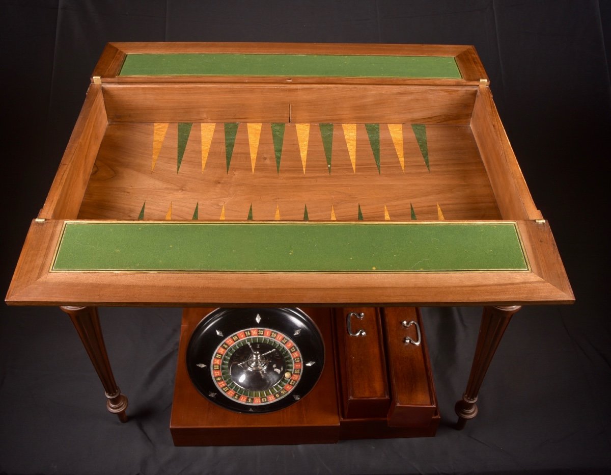 19th Century French Side/game Table-photo-7