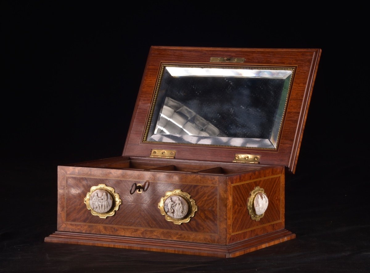 French 19th Alphonse Giroux (1776-1848), Jewelry Box-photo-3