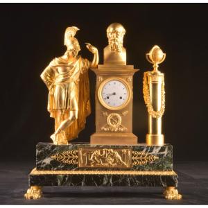 A Early 19th Century French Gilt Bronze Clock