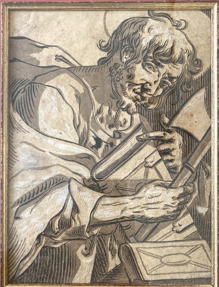 Apostle Matthias 1625 Georges Lallemant Engraved Ludwig Businck