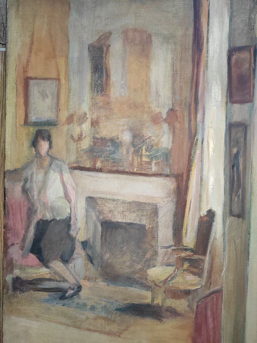 Cécile Hertz-eyrolles Woman In An Interior -photo-2