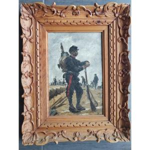 Dandy Mitre Portrait Sculpted Frame 