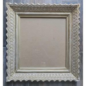 Cadre De Style Bouche feuillure 48x44 bois sculpté 