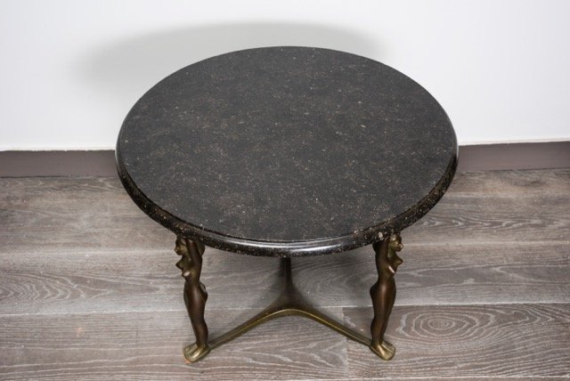 Exceptionnelle Table En Bronze De Riccardo Scarpa .-photo-1