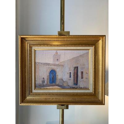 Rare Orientalist Painting Signed Alexandre Roubtzoff.