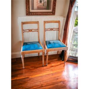 Magnificent Pair Of Restored Living Room Office Chairs