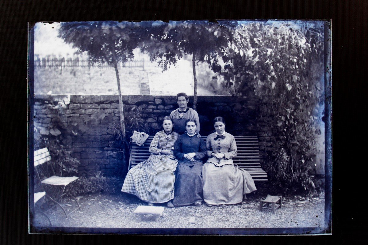 Lot De Plaques De Verre Photographiques Vintage, Fin 19ème Siècle, Début 20ème Siècle-photo-2