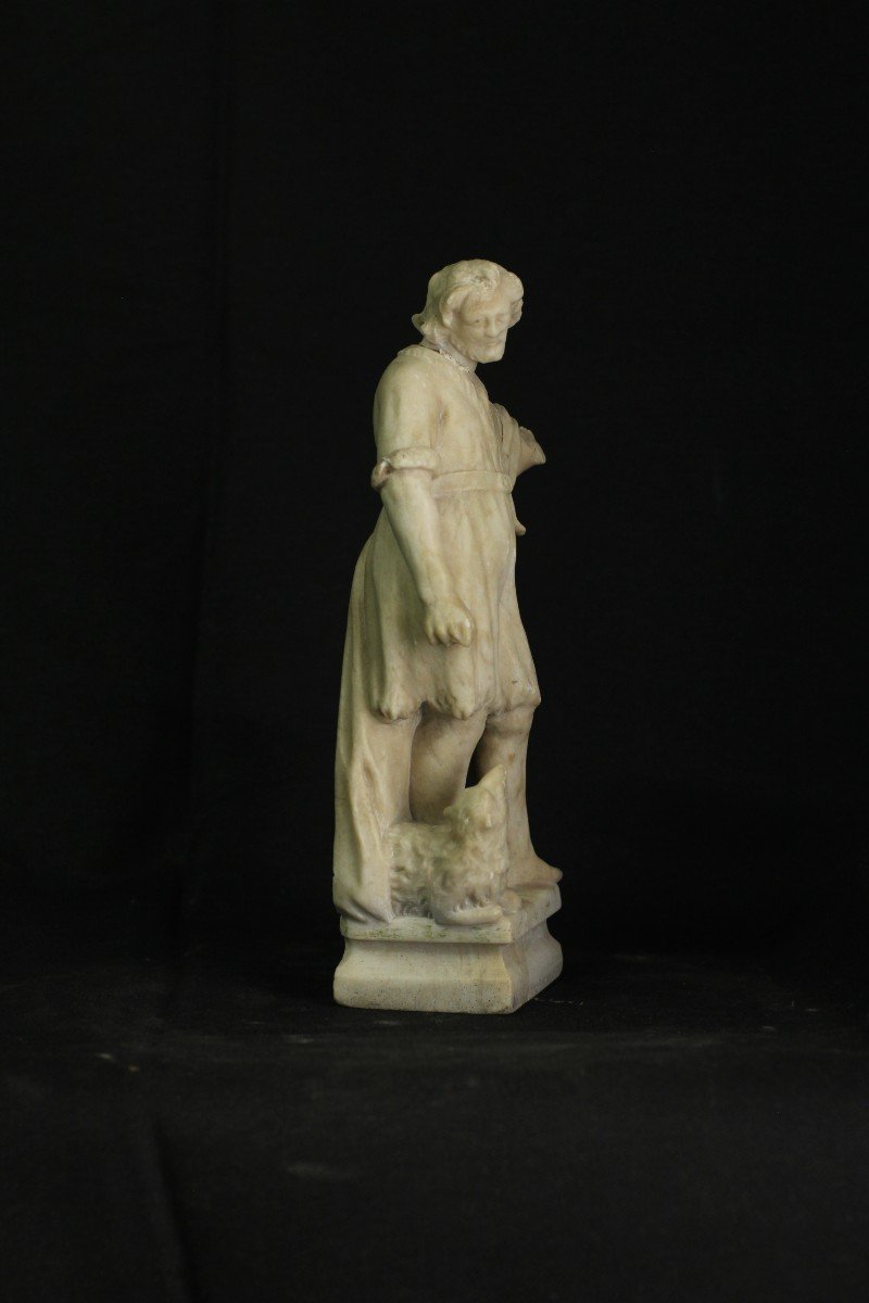 Marble Sculpture Of Saint John The Baptist-photo-3